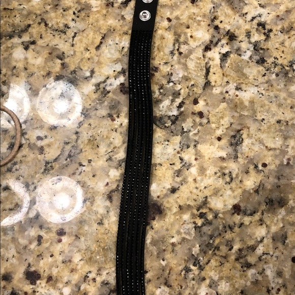 Another all black 6 strand 15’ leather wrap bracelet , new - Picture 8 of 8